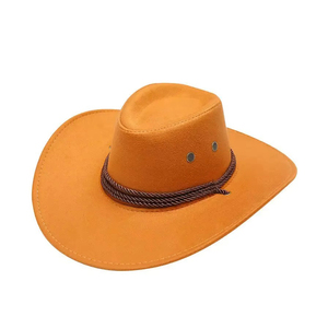 Sombrero de Vaquero de Cuero Personalizado, Sombrero Occidental, Fabricación OEM/ODM, Soluciones de Marca Privada para Uso Deportivo, Ajustable - Product Image 4