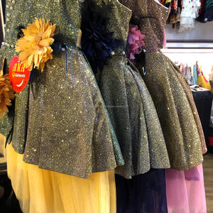 Robe élégante pour filles Moon Light Tail avec bandeau en tissu de laine fantaisie conçu pour les fêtes de printemps des enfants - Product Image 6