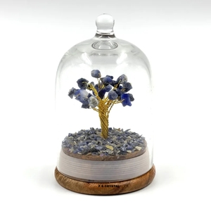 High Quality Natural Black Obsidian Gemstone Dome <b>Tree</b> Handmade Portable Polished Folk Art Love Flower Vase Chakra Stone Home De - Product Image 4