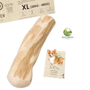 Wooden Dog Chew Stick Natural Coffee Wood Teeth Cleaning Toy Durable Safe for Small Medium <b>Large</b> Dogs Indoor Use OEM Service - Product Image 1