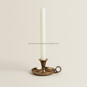 เชิงเทียนทองเหลืองหรูหราสำหรับคริสต์มาส งานแฮนด์เมด รับทำโลโก้ แบรนด์ TCA โคมไฟตกแต่งบ้าน ขายส่ง - Product Image 2