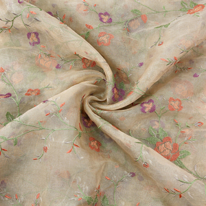 Tissu brodé multi-embroideries de qualité supérieure pour femmes, tissu de créateur, tissu de soirée, textile brodé de luxe, doux - Product Image 6