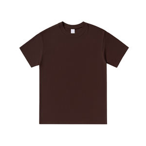 Camiseta de Algodón Puro de 200g para Hombre, Talla Grande, Corte Ajustado, Color Sólido, con Logotipo Bordado Personalizado OEM, Precio de Fábrica China Bangladesh - Product Image 3