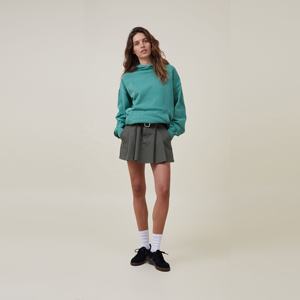 Sudadera con capucha de gran tamaño lavada vintage con hombros caídos y logotipo personalizado del fabricante para mujer Sudadera con capucha lavada con ácido en relieve 3D de felpa francesa - Product Image 2