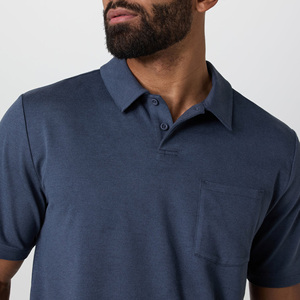 Vente flash - Polos pour hommes avec broderie personnalisée - Polos respirants à manches courtes - Polos de performance - Product Image 4