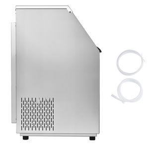 Macchina per il ghiaccio commerciale, 126 cubetti in 15 minuti, capacità di stoccaggio 88 libbre, autoportante, capacità 300 libbre/24 ore - Product Image 1