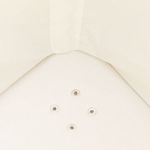 White RT Folding <b>Storage</b> <b>Laundry</b> Basket with Cover and Wheel Iron Wire Frame Collapsible Design - Product Image 6