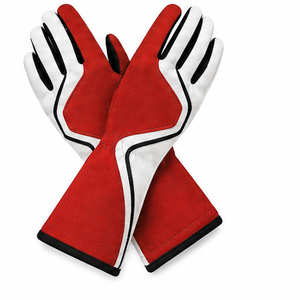 Guantes de Carreras para Hombre, Completos, Rojos, Blancos y Negros, de Poliéster y Algodón, Impermeables, Ligeros, Antideslizantes, con Cierre de Gancho y Bucle, para Invierno y Actividades al Aire Libre - Product Image 6