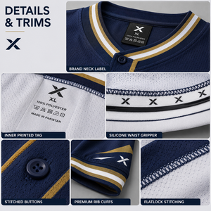 Conjunto de Uniforme de Béisbol para Hombre, Manga Corta, Estampado, Transpirable, Corte Regular, para Todas las Temporadas, Diseño de Color Personalizado - Product Image 4