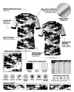 เสื้อทีมเยาวชนพรีเมียมแบบซับลิเมชั่น โพลีเอสเตอร์ 100% ระบายอากาศได้ดี พิมพ์ลายดิจิทัล  สำหรับทุกฤดูกาล เหมาะสำหรับเล่นกีฬา - Product Image 2