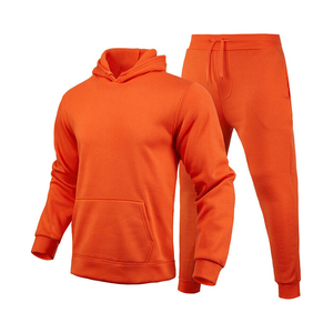 New Arrival Custom Casual 2 in 1 Men's Cotton Breathable Winter Tracksuits Sets High Quality Training Jogging Wear - Product Image 6