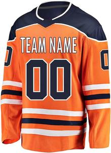 Camiseta de Hockey sobre Hielo con Estampado Personalizado, Servicio OEM, para Equipos Deportivos Juveniles Unisex, Uniformes, Impresión por Sublimación, Transpirable - Product Image 4