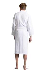 เสื้อคลุมอาบน้ำเนสต้า สปอร์ตส์ ลักชัวรี คัทพายล์ ยูนิเซ็กซ์ ผ้าฝ้าย 100% แบบกำหนดเองสำหรับโรงแรม คอเสื้อคล้ายกิโมโน - Product Image 4