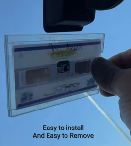 Support acrylique pour Fastag de voiture, support personnalisé pour carte Fastag, support RFID pour péage, support transparent pour autocollant FasTag, support pour véhicule - Product Image 6