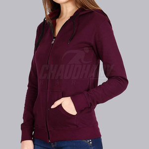 Sweat-shirts à fermeture éclair pour femmes à prix raisonnable, finition en tissu de qualité supérieure, sweat-shirts à fermeture éclair pour femmes, tenue décontractée élégante - Product Image 2