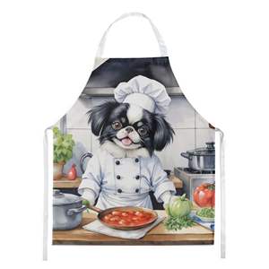 Japanese Chin Unisex Large Multicolor Cooking <b>Apron</b> for Kitchen Baking Crafts <b>Gardening</b> for Adults and Unisex - Product Image 1
