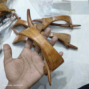 Barrette à cheveux en bois de qualité supérieure avec bâtonnet, couleur noire, pour coiffure élégante pour filles et femmes, mariage à bas prix - Product Image 2