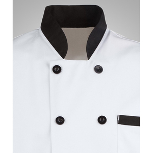 Chaqueta de Chef Blanca para Hombre, Manga Larga, Algodón, Doble Botonadura, para Uniformes de Restaurante y Bar - Product Image 2