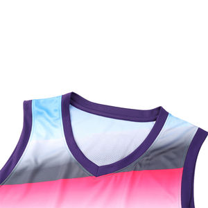 Ensemble d'uniformes de volley-ball unisexes tendance, dernière collection, col rond, shorts, logo personnalisé, haute qualité, personnalisable, nouvelle saison - Product Image 4