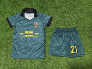 Custom Sublimated Soccer Uniform for Youth Adults Unisex Sportswear Kit Breathable Dry Fit <b>Fabric</b> Full Sleeve or Half Sleeve - Product Image 3