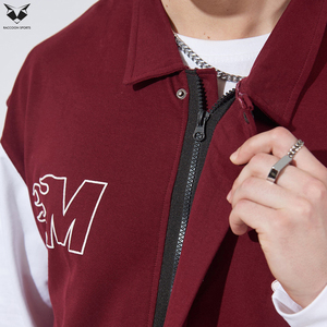 Eco Friendly Custom Varsity <b>Jacket</b> Sustainable Organic Cotton <b>Men</b> Plain Vintage Unisex High Quality Collage Baseball <b>Jacket</b> - Product Image 6