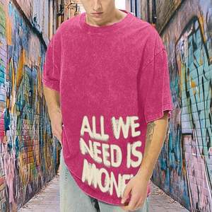 Camiseta Minimalista para Hombre, Lisa, de Algodón, Tela Premium, Impresión Personalizada, Fabricante al por Mayor 2026 - Product Image 4