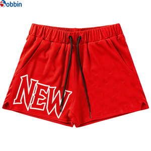 Ropa Deportiva para Hombre, Pantalones Cortos de Malla para Gimnasio, Color Sólido, Ropa Masculina, Nueva Llegada, Pantalones Cortos Casuales Cómodos para Hombre, de Secado Rápido - Product Image 4