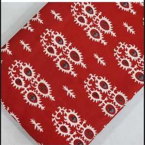 Tela de algodón estampada a mano para coser vestidos, ropa de mujer, acolchados, cortinas y servilletas - Product Image 5