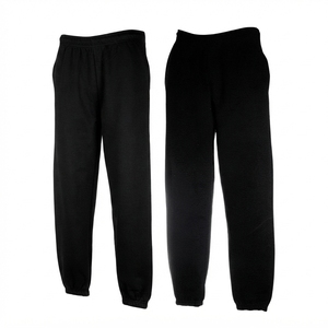 Pantalon de jogging décontracté uni en coton et polyester avec cordon de serrage pour homme – Vente en gros - Product Image 1