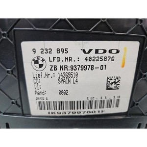 Panel de Instrumentos (Clúster de Indicadores) para Serie 3, Velocímetro Usado OEM 9232895 - Product Image 4