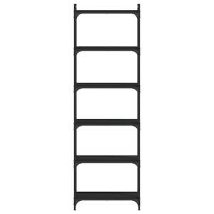 ตู้หนังสือไม้วิศวกรรมสีดำ23.6 "x 11.8" x 74 "เฟอร์นิเจอร์สำหรับเด็กอื่นๆ - Product Image 4