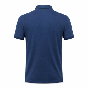 Polo personnalisé en gros pour hommes, T-shirt polo en coton piqué, fabricant OEM ODM, marque privée, polo pour hommes - Product Image 2