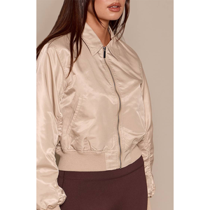Chaqueta Bomber de Nylon para Mujer, Otoño 2026, Ropa Deportiva, Personalizable con Nombre y Números, Talla Estadounidense, Chaqueta de Ciclismo, Venta al Por Mayor, Hombros Caídos - Product Image 5