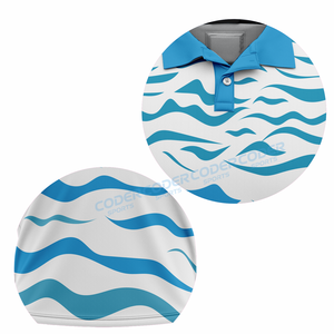 Chemises polo de pêche fabriquées au Pakistan en spandex et polyester respirant à manches courtes pour le golf et la pêche - Product Image 3