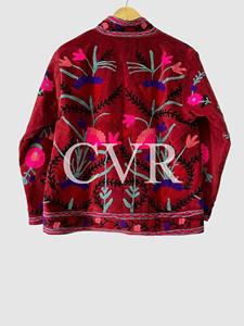 Hand Embroidered Floral Cotton Coat Turn-<b>down</b> Collar Full Sleeve Plus Size Bohemian Outerwear for Women Autumn Wear - Product Image 2