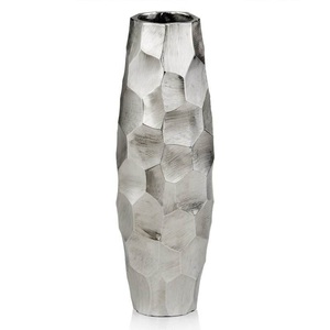 Cast Aluminum Vase Refined Decorative Feature Created to Inspire Beautiful Interior Arrangements and Home Charm - Product Image 2