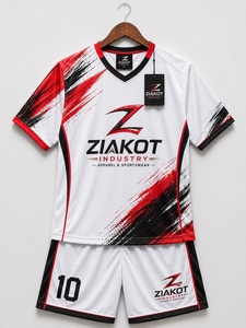 Vente en gros directe ZIAKOT INDUSTRY – Maillot de football personnalisé noir et bleu roi, sublimation, meilleure vente - Product Image 2
