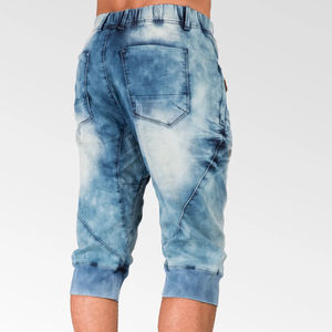 Shorts en jean déchirés oversize pour hommes – Tendance Y2K, mode estivale décontractée, longueur genou – Commande en gros - Product Image 6