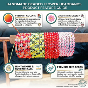 Handmade Glass Seed Beaded Necklace & <b>Bracelet</b> Set <b>Boho</b> Chic Artisan Jewelry for Wholesale Sustainable B2B Exporters - Product Image 6