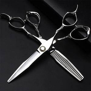 Ciseaux de coiffure 6'' en acier inoxydable JP, ensemble de ciseaux de barbier professionnels pour la coupe de cheveux, avec sac inclus - Product Image 4