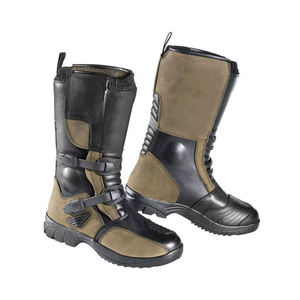 Nouvelles chaussures de moto style racing, fabriquées par des professionnels, en cuir, confortables, unisexes, séchage rapide, avec logo, bottes de moto. - Product Image 1