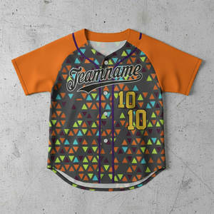 เสื้อซอฟต์บอลโพลีเอสเตอร์ 100% ผ้าแห้งเร็ว เสื้อเบสบอลสำหรับฝึกซ้อม ขายส่งราคาถูก ชุดยูนิฟอร์มเบสบอลแบบเรียบไม่มีลาย - Product Image 1