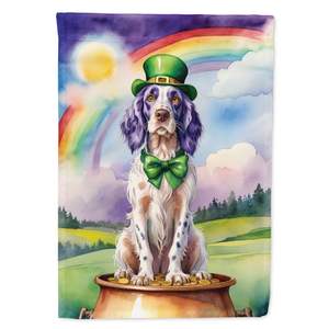 Bandera de jardín del día de San Patricio para Setter inglés, buzón Multicolor, cartel decorativo para patio, Patio, arte, camas de flores, tamaño pequeño - Product Image 1