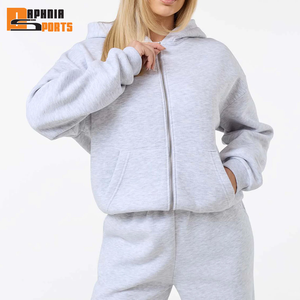 Conjunto de Sudadera Corta con Cremallera y Pantalones Deportivos de Alta Calidad 2026 para Mujer, con Estampado Personalizado, Conjunto de 2 Piezas, Chándal para Mujer - Product Image 5