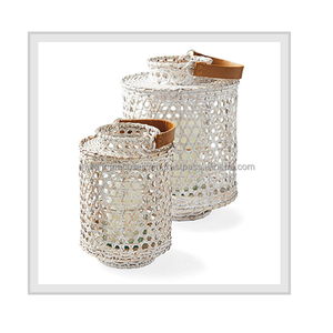 Lanterne en fer de noël vente chaude Design classique populaire Halloween maison déco lanterne bougie chauffe-plat - Product Image 2