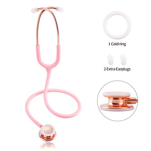 Stéthoscope à double tête, instrument d'examen médical avancé pour les hôpitaux, les cliniques, les infirmières, la formation médicale et les patients - Product Image 1