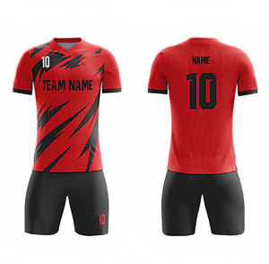 Uniformes de Fútbol Unisex al Mejor Precio, Alta Calidad, Personalizados, 100% Poliéster, Diseño Personalizado con Logotipo, Manga Corta BWS - Product Image 3