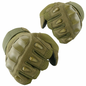 Guantes Deportivos de Seguridad de PU hasta la Muñeca, Transpirables, para Uso en Exteriores, Estilo Primavera-Otoño, Verde Oliva, Guantes de Motocicleta de Dedo Completo, Gran Venta - Product Image 3