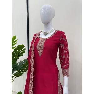 Conjunto de Traje Talla XL para Fiesta con Bordado de Hilo y Lentejuelas para un Look Elegante - Product Image 2