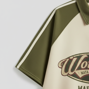 เสื้อโปโลสไตล์วินเทจสำหรับผู้ชายและผู้หญิง ผ้าฝ้ายหนา 100% ปรับแต่งได้ตามต้องการ เสื้อผ้าลำลองแนวสตรีทสำหรับฤดูร้อน - Product Image 4